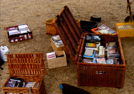 Packing up the Treehouse Gallery library