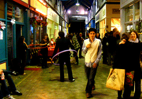 Brixton Village market at night, October 2010