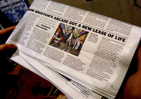 Brixton Village in the Evening Standard