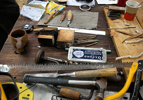Tools, photographed by Tony Hall